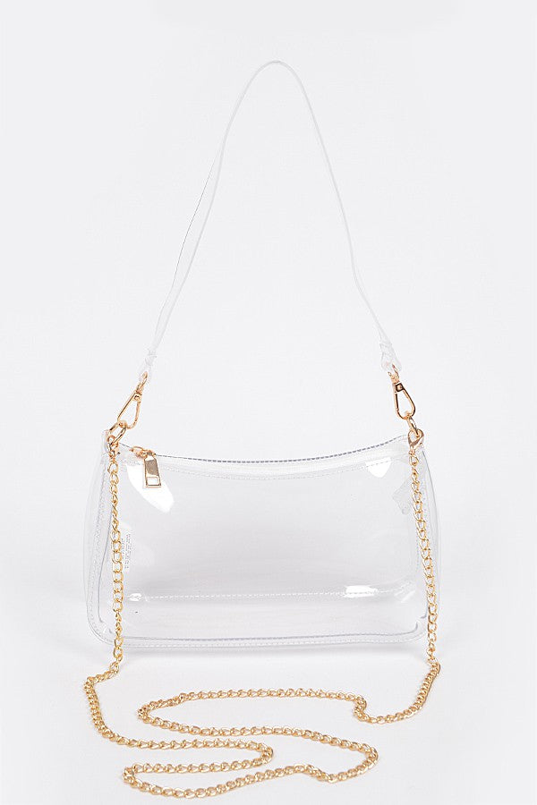 The Clear Shoulder Purse