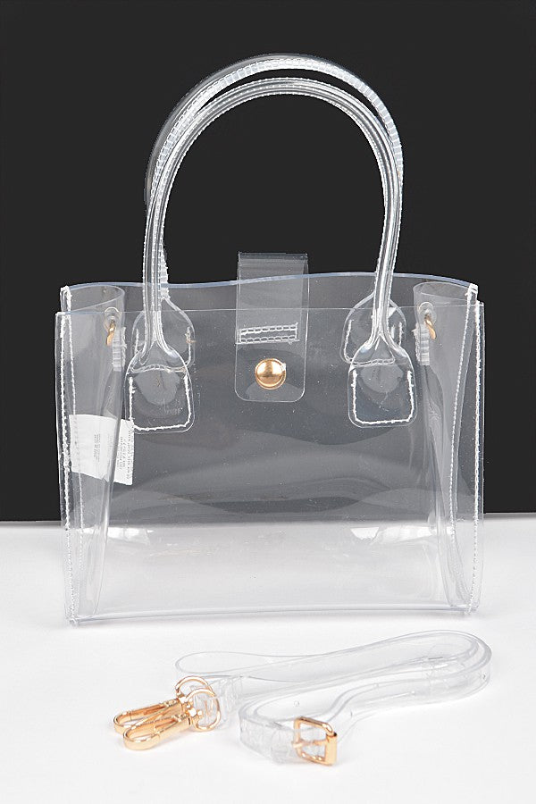 The Clear Crossbody Tote
