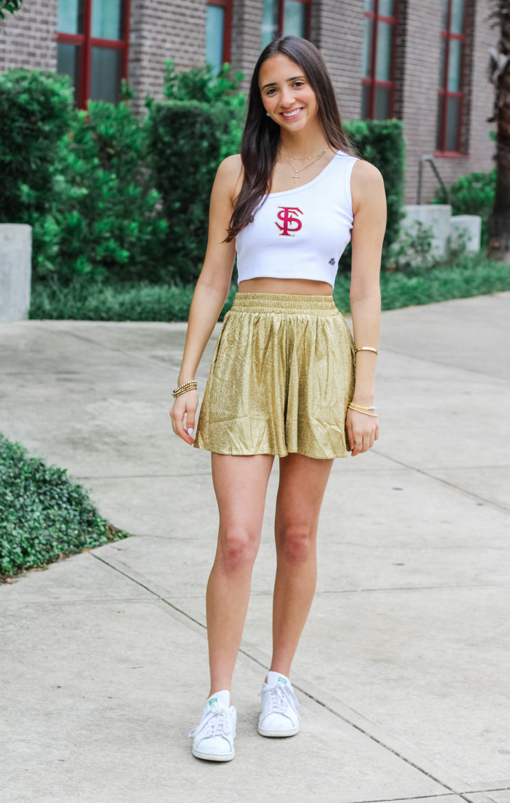 The Lurex Game Day Short (Gold)