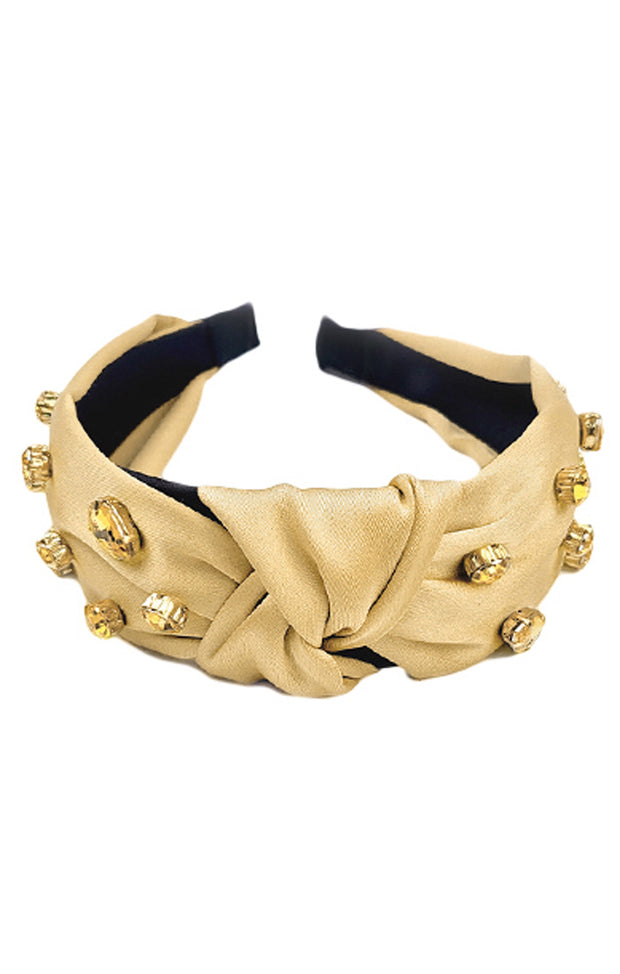The Game Day Jeweled Headband (Gold)