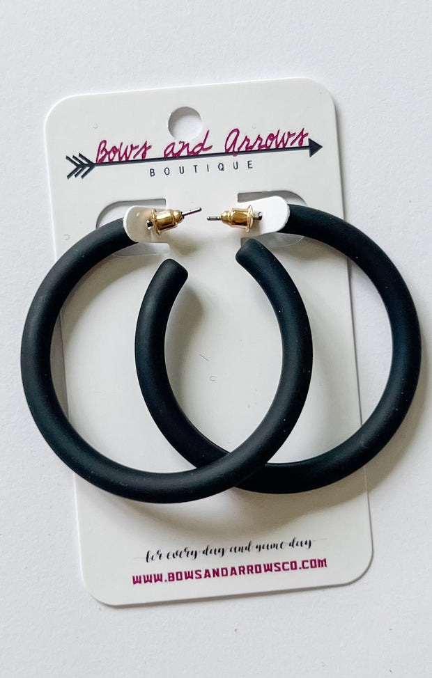The Game Day Color Coated Hoops (Black)