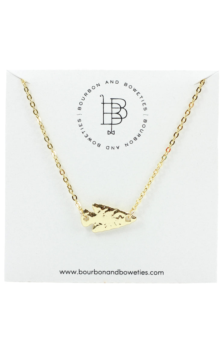 Bourbon and Boweties - The Arrowhead Necklace