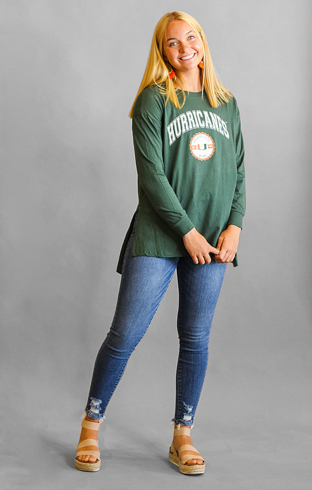 Miami Hurricanes Going Places Oversized Tunic