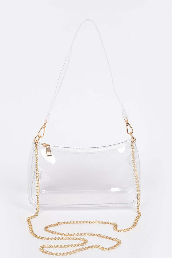 The Mini Chain Clear Shoulder Bag