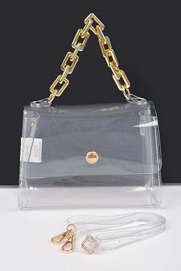 The Clear Big Chain Bag