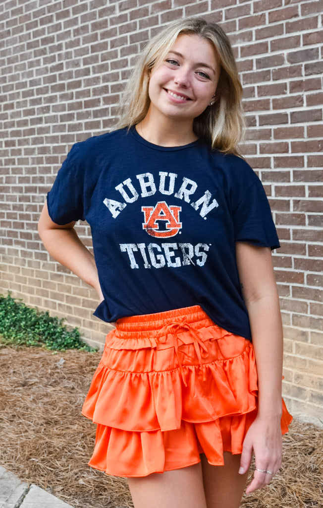 The Erin Auburn Tigers Cropped Tee