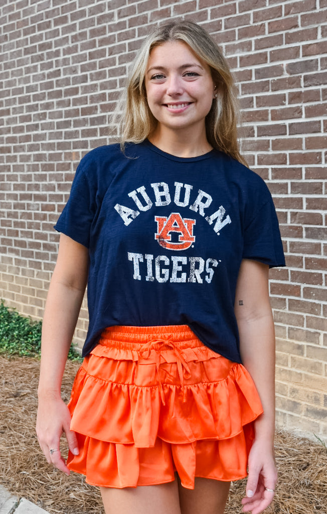 The Erin Auburn Tigers Cropped Tee
