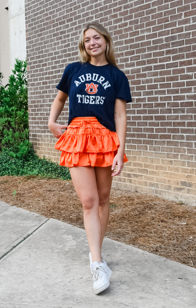 The Erin Auburn Tigers Cropped Tee