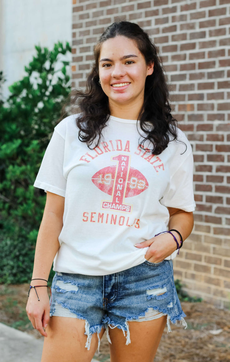 The 1993 Champs Vintage Boyfriend Tee (Vintage White)