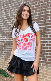 The Go Dawgs Repeater Classic V-Neck