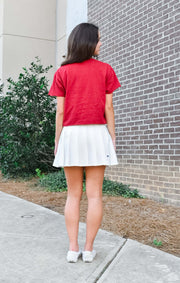 The Erin #1 1993 Champs Vintage Cropped Tee (Garnet)