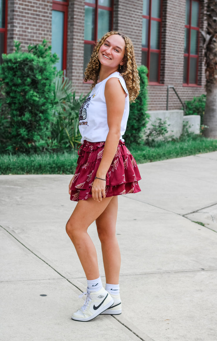 The FSU Helmet Sequin Tank