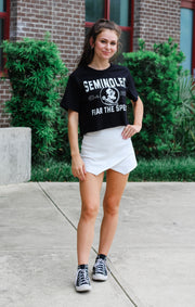 The Fear the Spear Crop Tee