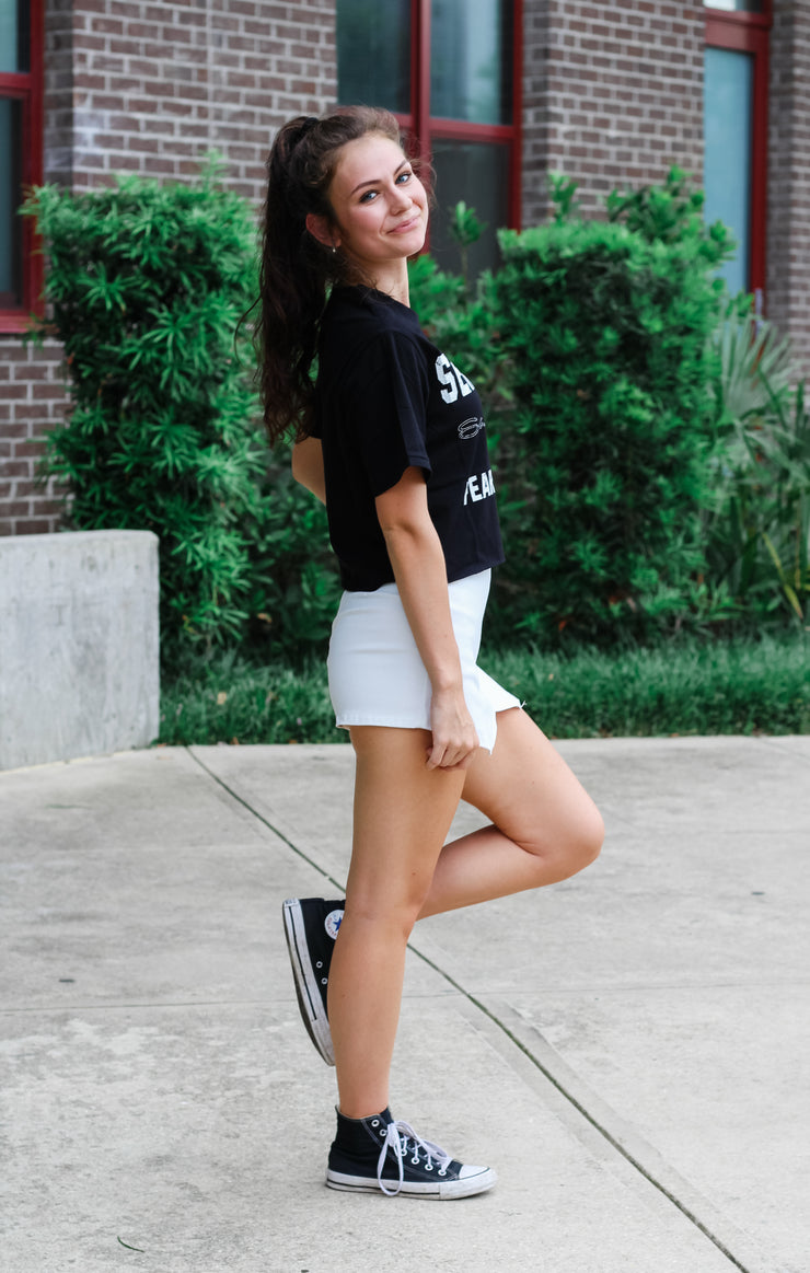 The Fear the Spear Crop Tee