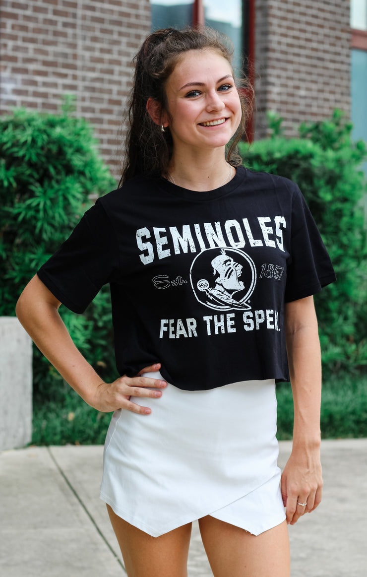 The Fear the Spear Crop Tee