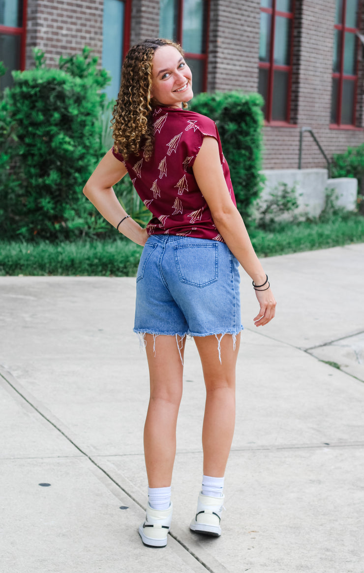 The FSU V-Neck Blouse