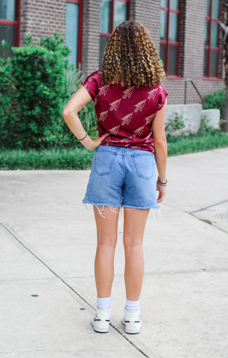 The FSU V-Neck Blouse