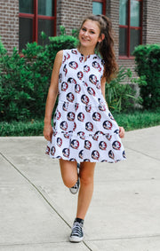 The FSU Poplin Tiered Dress