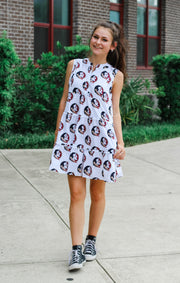 The FSU Poplin Tiered Dress