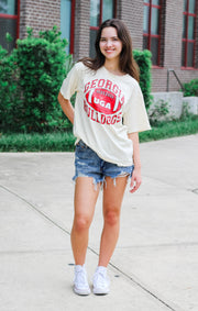 The Georgia Distressed Boyfriend Tee