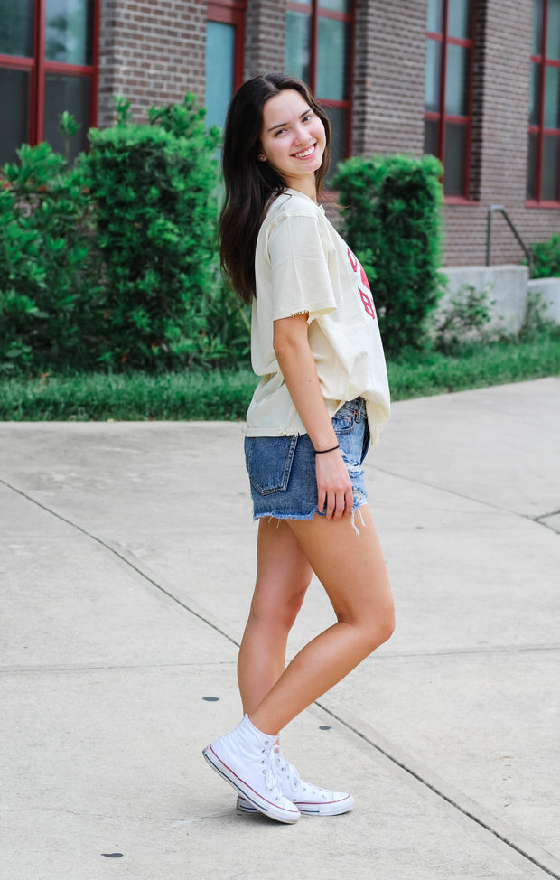 The Georgia Distressed Boyfriend Tee