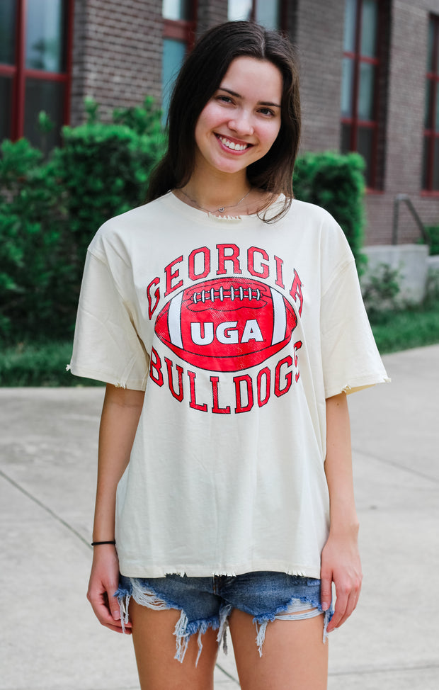 The Georgia Distressed Boyfriend Tee