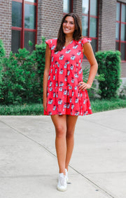 The Georgia Dawgs Tiered Dress