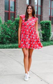 The Georgia Dawgs Tiered Dress