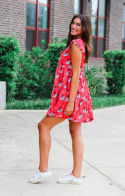 The Georgia Dawgs Tiered Dress