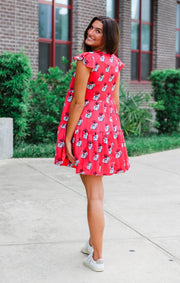 The Georgia Dawgs Tiered Dress