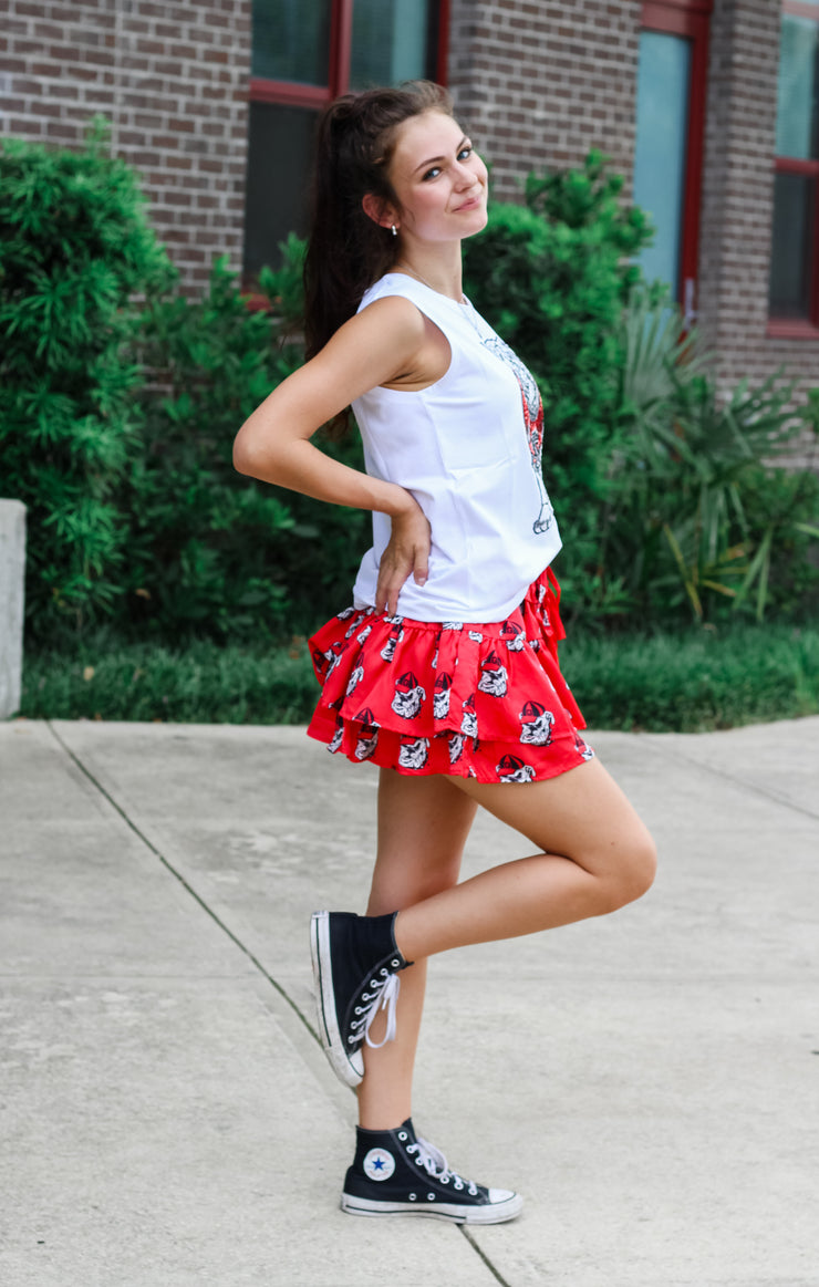 The Georgia Tiered Skort