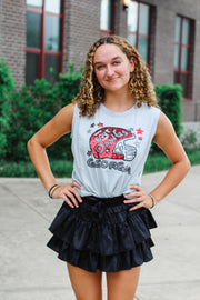 The Georgia Helmet Sequin Tank