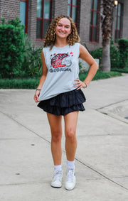 The Georgia Helmet Sequin Tank