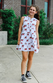 The Georgia Poplin Tiered Dress