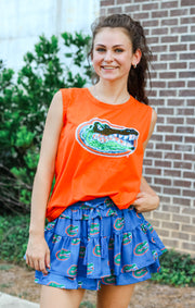 The Florida Gators Tiered Skort