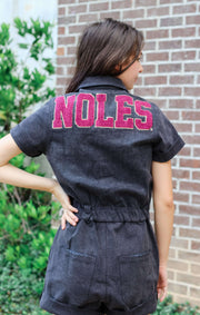 The FSU Denim Romper