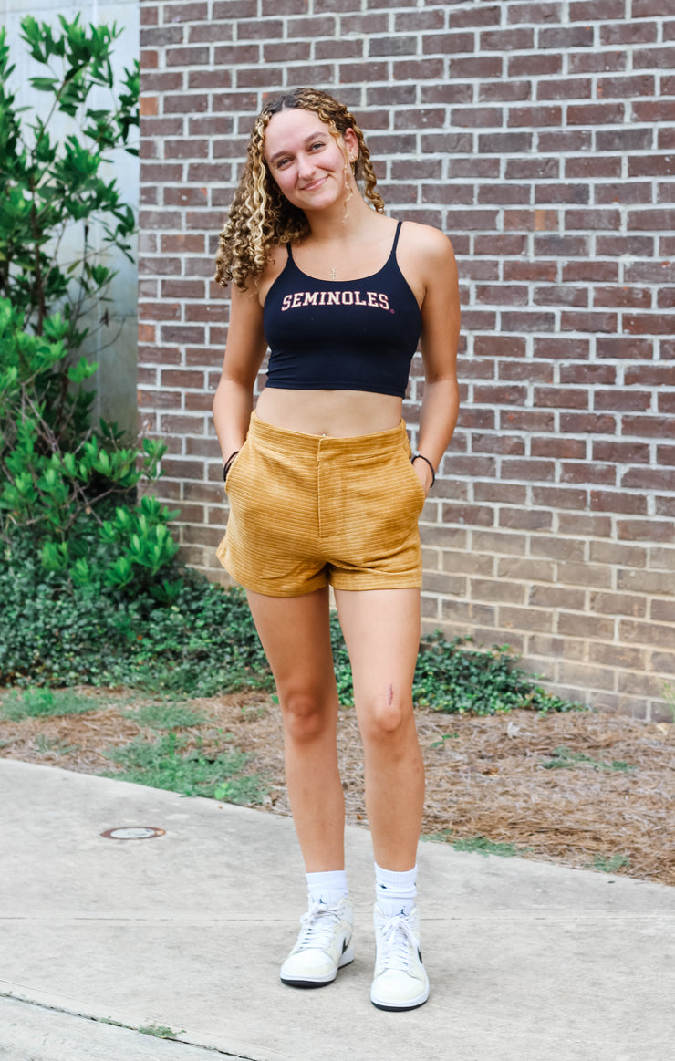 The Corded Game Day Short (Gold)