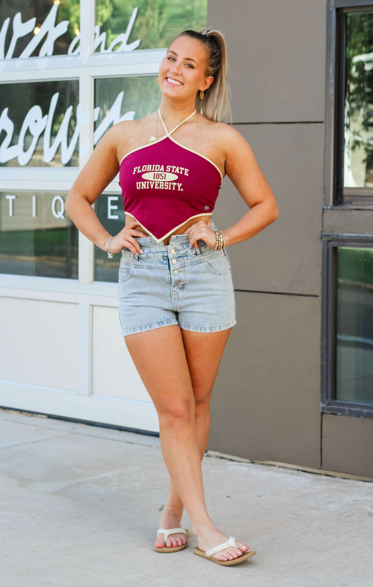 The Florida State Y2K Top