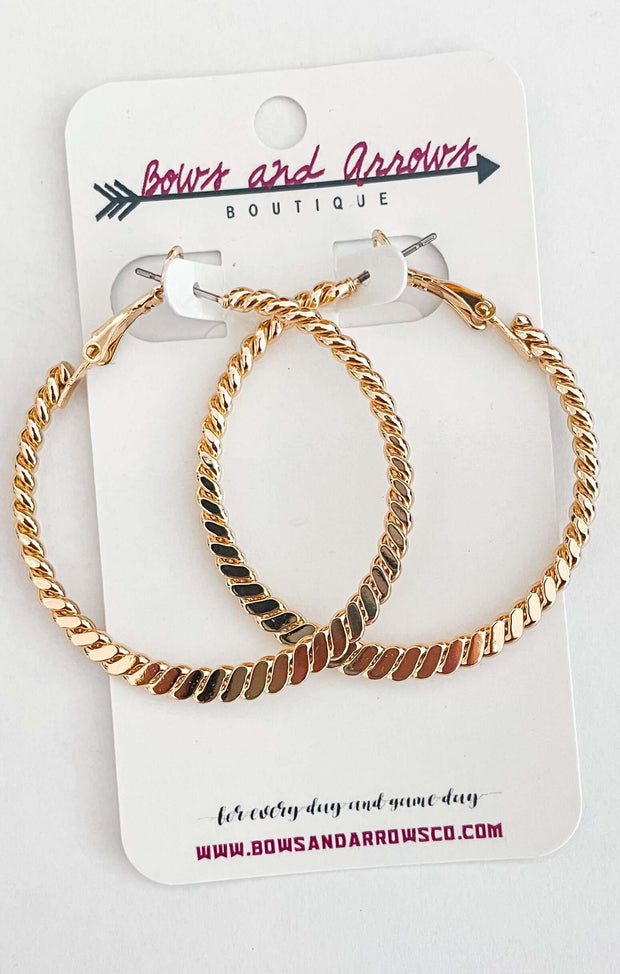 The Twisted Metal Hoops - Gold