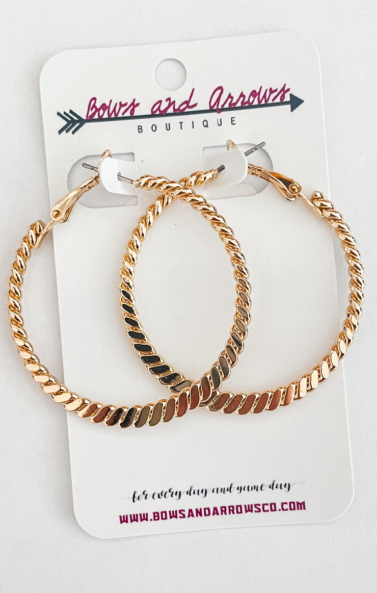 The Twisted Metal Hoops - Gold