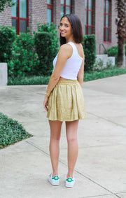 The Lurex Game Day Short (Gold)