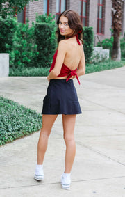 The Game Day Envelope Skort (Black)