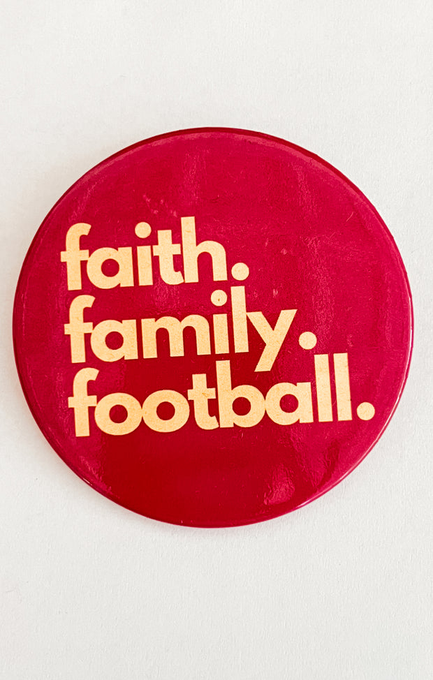 The "Faith" Game Day Pin