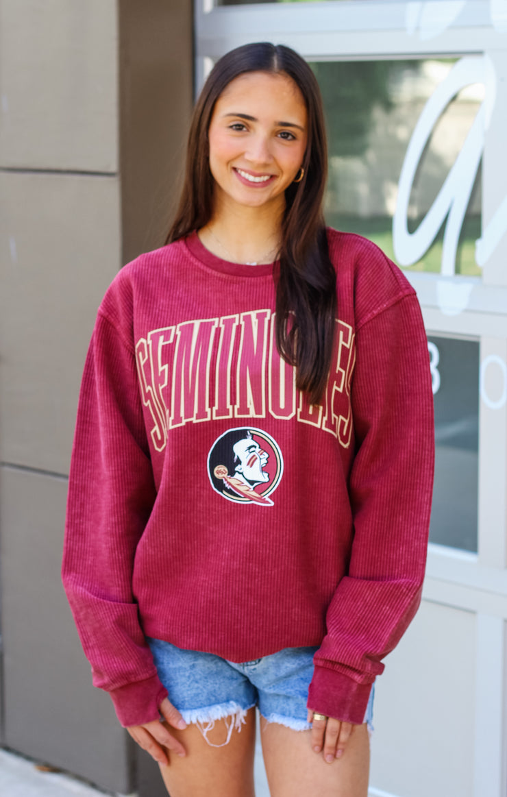 The Florida State Oversized Corded Pullover