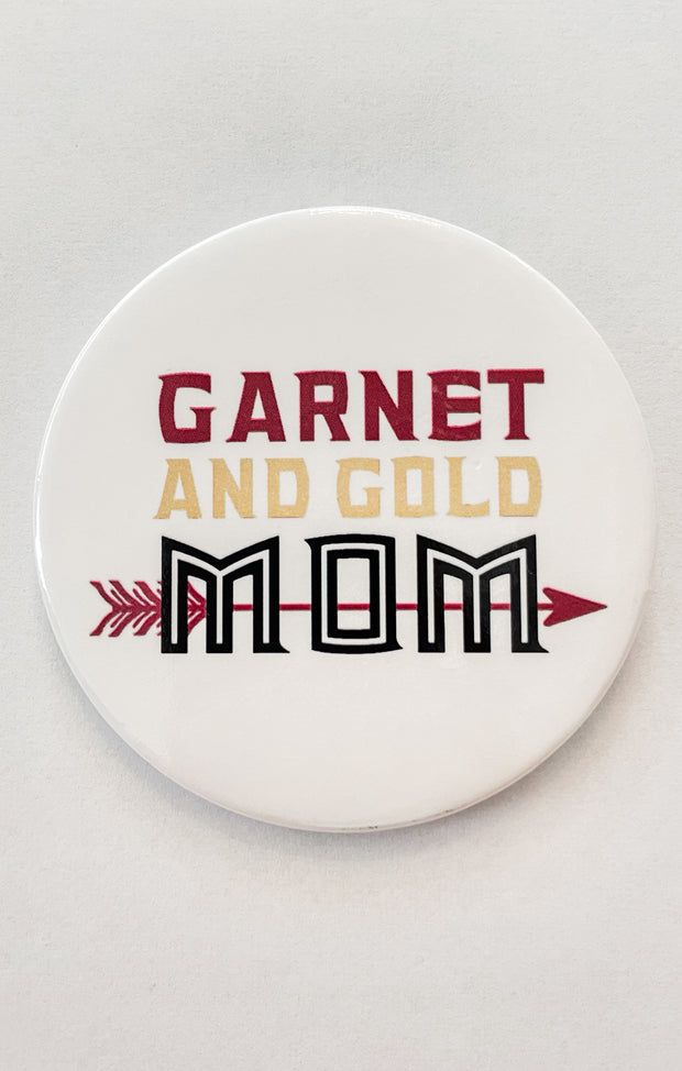 The "Mom" Game Day Pin