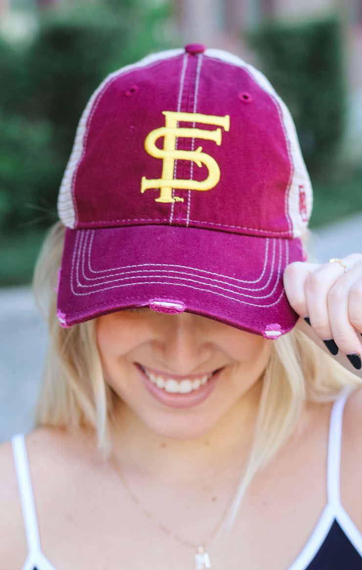 The FSU Vintage Trucker Hat