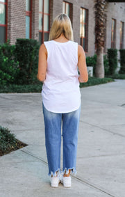 The FSU Circle Curve Hem Tank