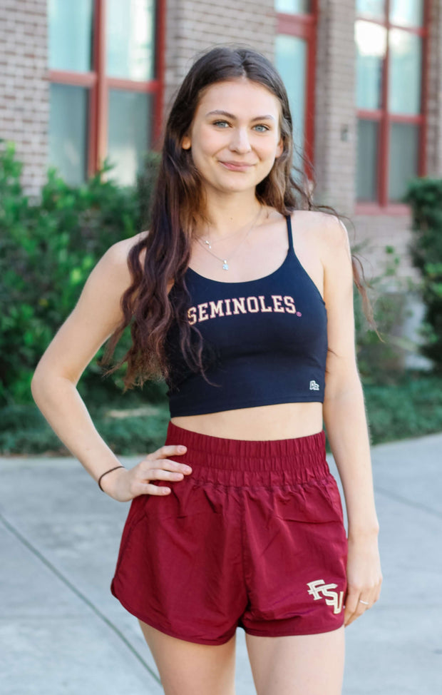 The Seminoles Bra Tank Top (Black)