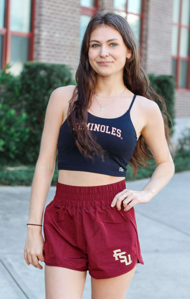 The Seminoles Bra Tank Top (Black)