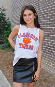 The Lindsay Clemson Tigers Muscle Tank